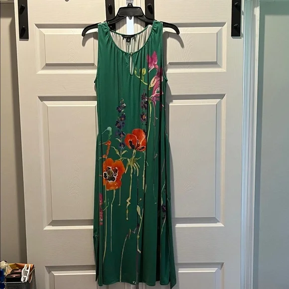 maxi silk dress long sleeve Veronica Beard Ember Silk-Blend Maxi Dress | Blue Coast Multi
